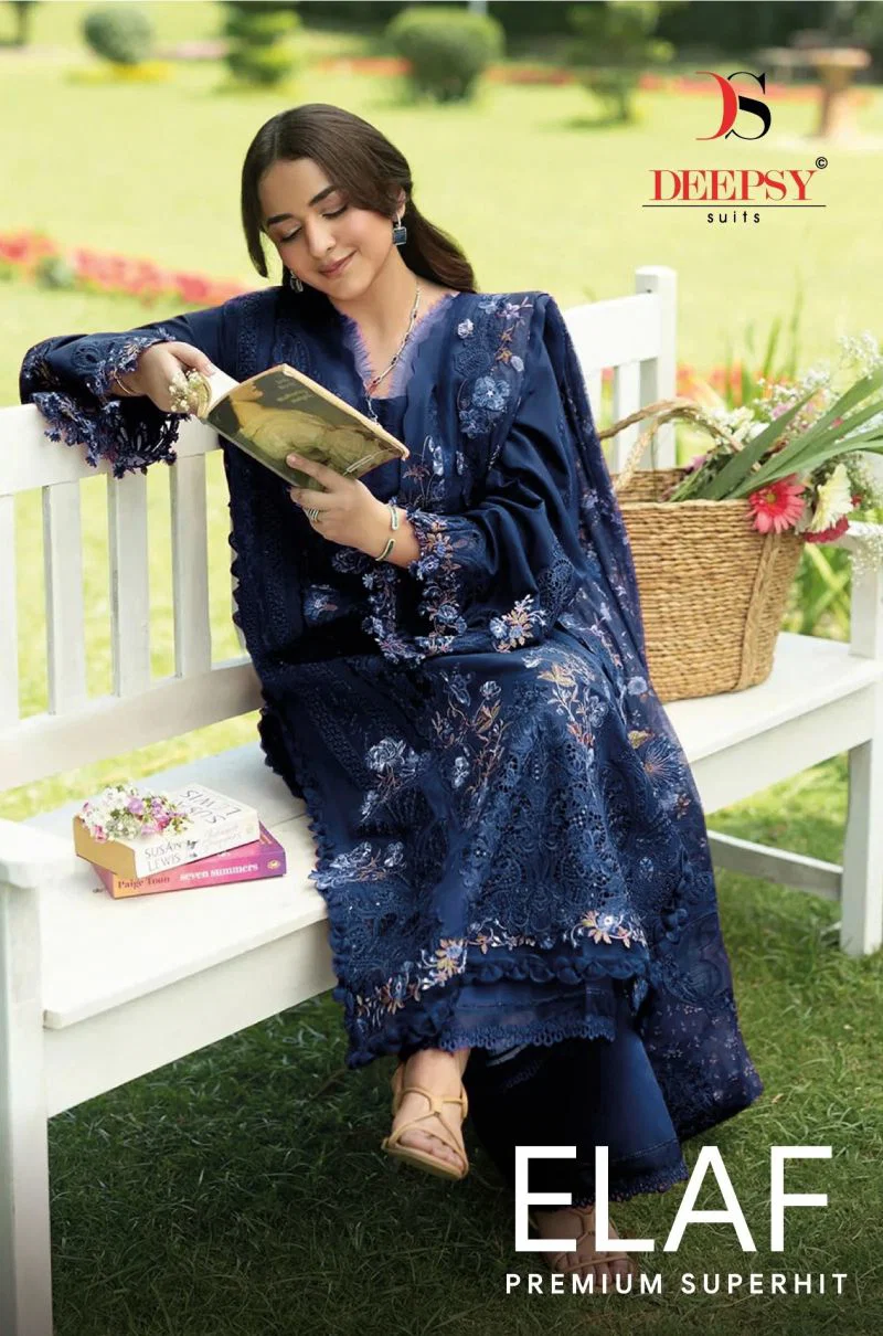 Deepsy Elaf Premium Superhit Cotton Self Embroidered Salwar Kameez Wholesale