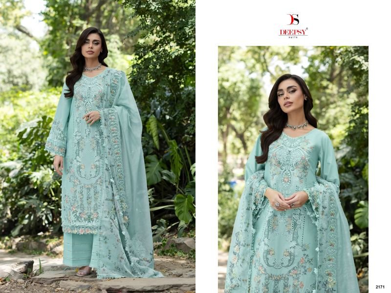 Deepsy Elaf Premium Vol 9 Cotton Self Embroidered Salwar Kameez Wholesale