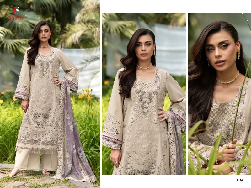 Deepsy Elaf Premium Vol 9 Cotton Self Embroidered Salwar Kameez Wholesale