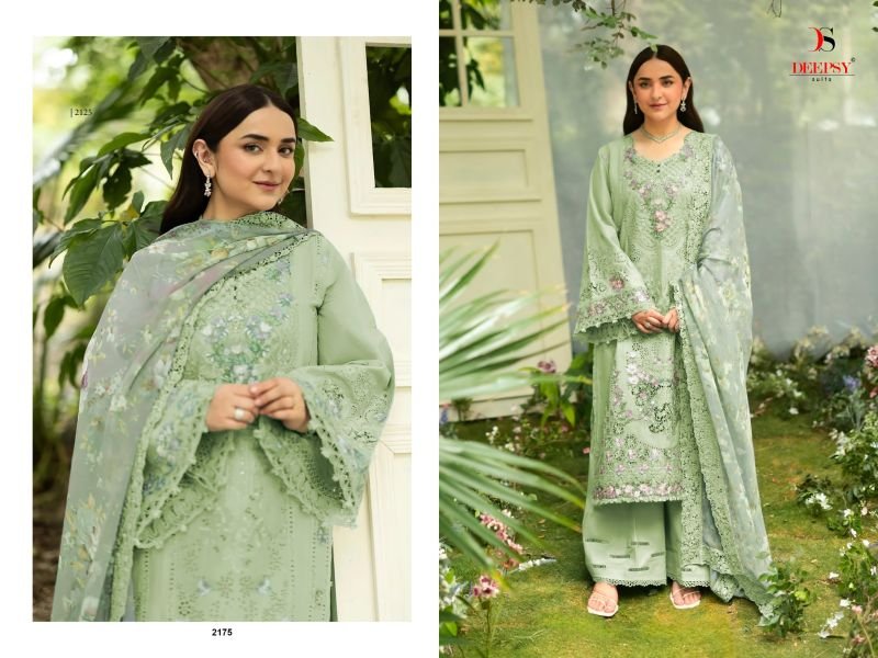 Deepsy Elaf Premium Vol 9 Cotton Self Embroidered Salwar Kameez Wholesale