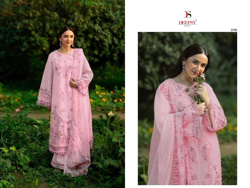 Deepsy Elaf Premium Vol 9 Cotton Self Embroidered Salwar Kameez Wholesale