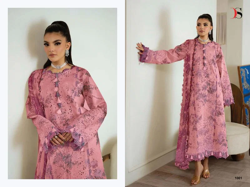 Launching Deepsy Jade Premium Vol 5 Chiffon Dupatta Lawn Embroidered Pakistani Salwar Kameez Wholesale 2026