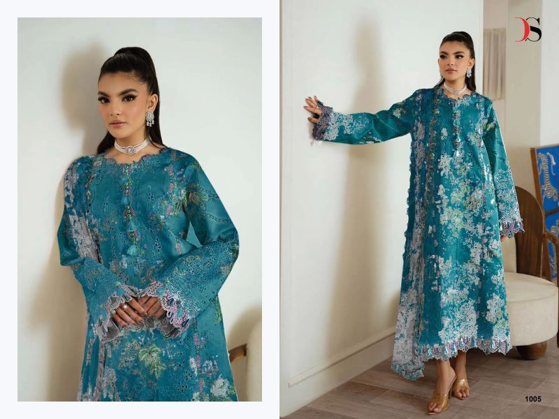 Launching Deepsy Jade Premium Vol 5 Chiffon Dupatta Lawn Embroidered Pakistani Salwar Kameez Wholesale 2026