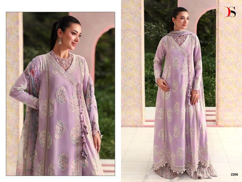 Deepsy Maria B M Print Vol 9 Chiffon Dupatta Cotton Printed Salwar Kameez Wholesale