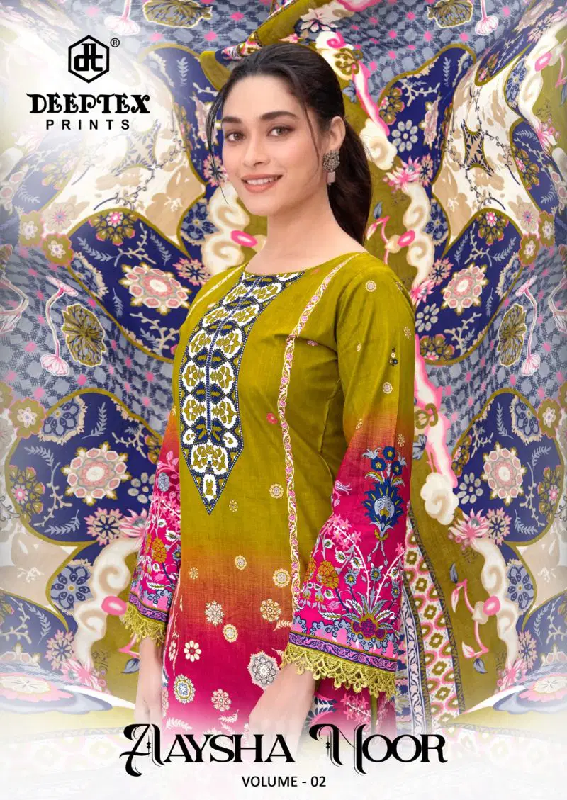 Deeptex Aaysha Noor Vol 2 Readymade Pakistani Kurti Pant With Dupatta Wholesale