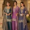 Eba Naveli Mocha Beats Work Designer Salwar Kameez Wholesale
