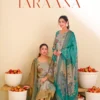 Glossy Simar Taraana Organza Digital Print Hand Work Salwar Kameez Wholesale