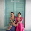 Gulkayra Saheen Chinon Digital Print Embroidered Indo Western Collection Wholesale