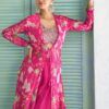 Stylish Gulkayra Saheen Chinon Digital Print Embroidered Indo Western Collection Wholesale 2026