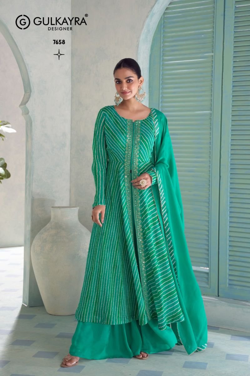 Buy Gulkayra Vanilla Chinon Digital Print Embroidered Top Bottom Dupatta Collection Wholesale 2026