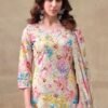 Hermitage Iznik Lawn Cotton Chikankari Schiffli Embroidered Dress Material Wholesale