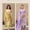 Hermitage Iznik Lawn Cotton Chikankari Schiffli Embroidered Dress Material Wholesale