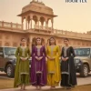 Hoor Tex 553 A To D Chinon Embroidered Salwar Kameez Collection Wholesale