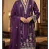 Hoor Tex 583 A To D Slub Armani Embroidered Salwar Kameeez Collection Wholesale