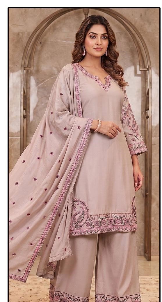 Hoor Tex 895 A To D Reyon Satin Embroidered Salwar Kameez Collection Wholesale