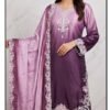 Hoor Tex 899 A To D Malai Satin Embroidered Salwar Kameez Collection Wholesale