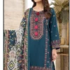 Hoor Tex 951 A To D Rayon Satin Embroidered Salwar Kameez Wholesale