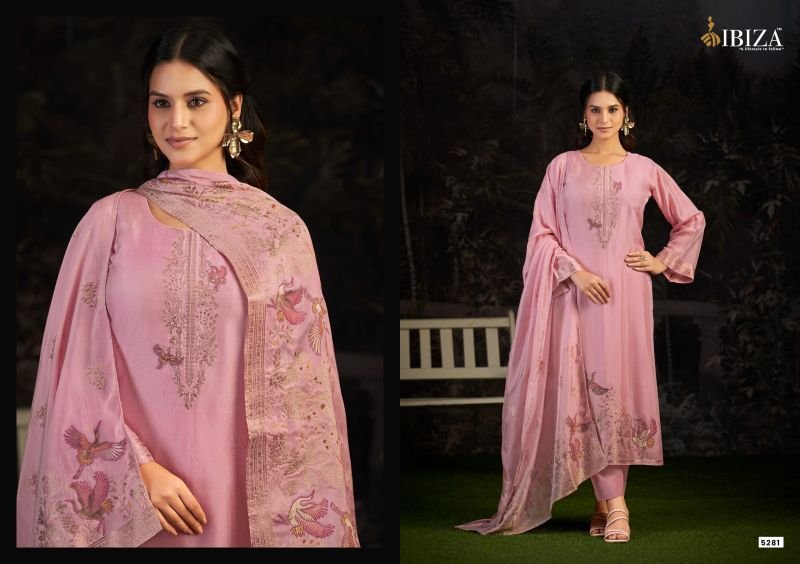 Latest Ibiza Ishara Banglory Silk Jacquard Designer Salwar Kameez Wholesale 2026