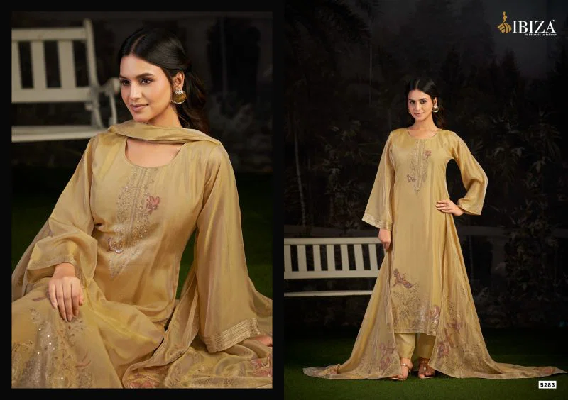 Latest Ibiza Ishara Banglory Silk Jacquard Designer Salwar Kameez Wholesale 2026