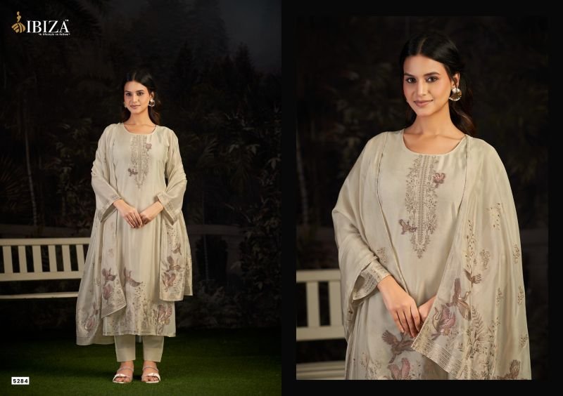 Latest Ibiza Ishara Banglory Silk Jacquard Designer Salwar Kameez Wholesale 2026