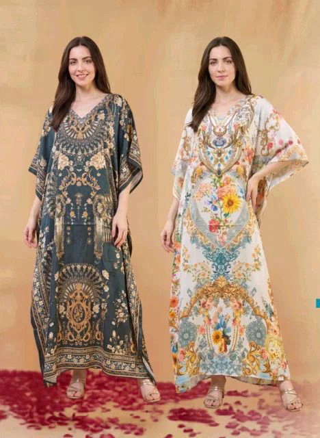 Jelite Kaftan E Nazakat Vol 18 Poly Japan Satin Printed Kaftans Wholesale
