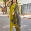 Buy Kadlee Trisha Rayon Weaving Thread And Hand Work Kurti With Bottom Dupatta Collection Wholesale 2026