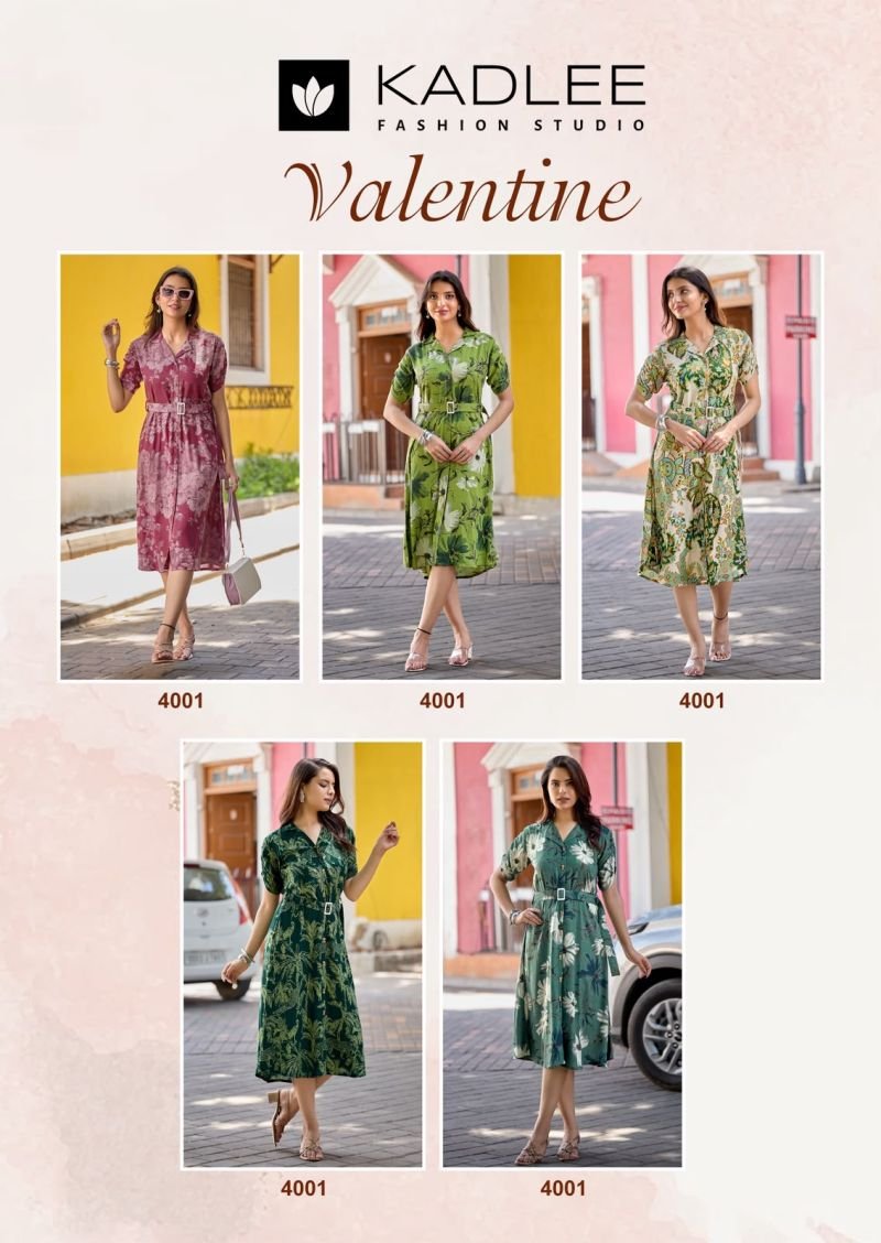 Launching Kadlee Valentine Rayon Flex Printed Fancy One Piece Collection Wholesale 2026