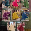 Buy Kalki Vol 2 Roman Silk Plain Dori Sequence Worked Kurti Set Wholesale 2026