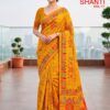 Kashvi Shanti Vol 17 Bright Moss Foil Printed Saree Collection Wholesale