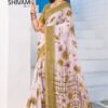 Kashvi Shivam Vol 14 Dull Moss Viscose Printed Saree Collection Wholesale