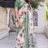 Kashvi Shivam Vol 14 Dull Moss Viscose Printed Saree Collection Wholesale