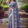 Kashvi Tanya Vol 8 Dull Moss Viscose Border Printed Saree Collection Wholesale