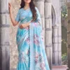 Kashvi Varunika Vol 1 Tesla Digital Printed Saree Collection Wholesale