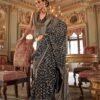 Kreshva Veer Mala Pv Georgette Burnout Fancy Design Saree Collection Wholesale