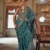 Kreshva Veer Mala Pv Georgette Burnout Fancy Design Saree Collection Wholesale