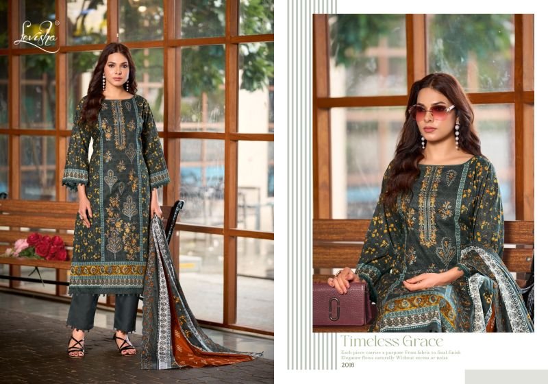 Levisha Madhubala Vol 20 Cambric Lawn Cotton Embroidered Dress Material Wholesale