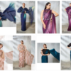 Mahotsav Mohmanthan 25600 Soiree Two Tone Satin Silk Beads Embroidered Saree Collection Wholesale
