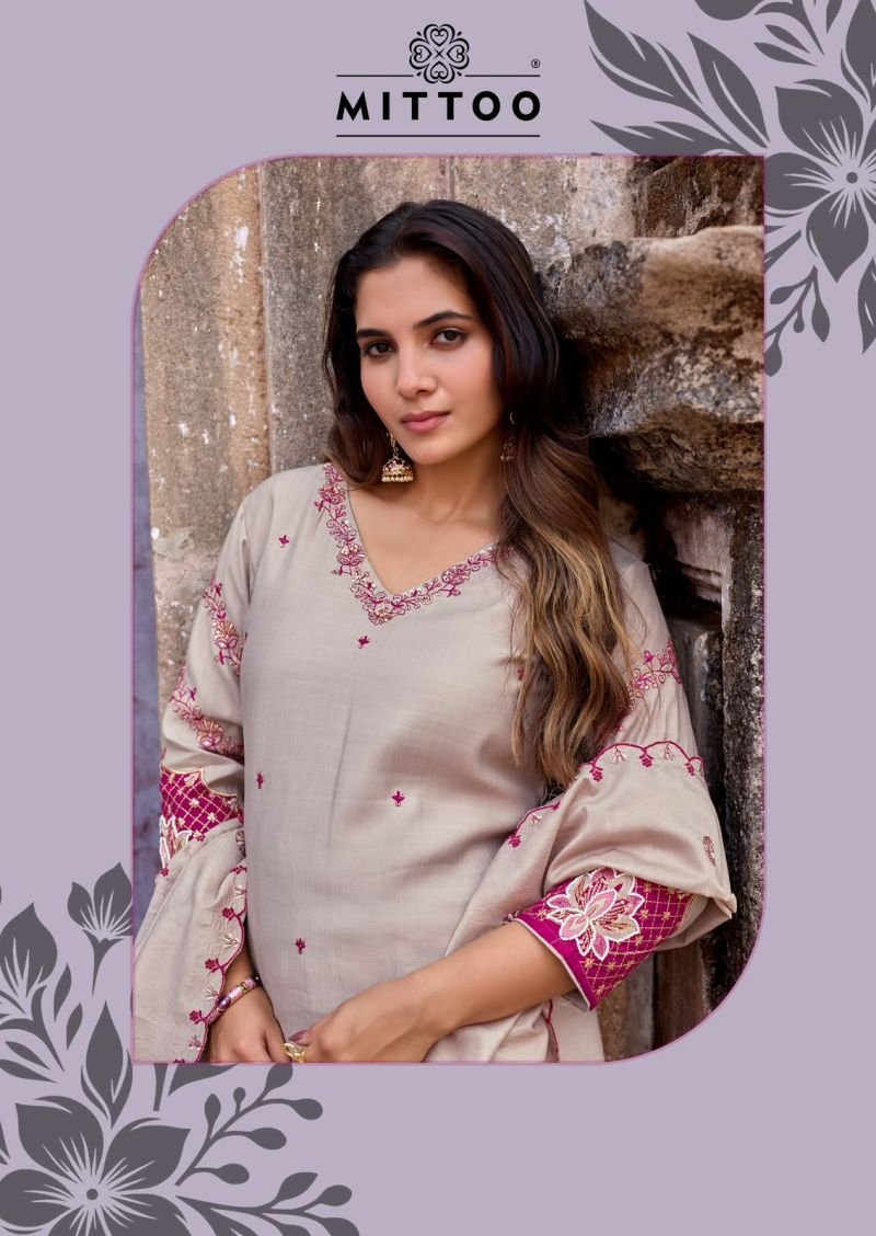 Launching Mittoo Aaika Viscose Weaving Kurti With Pant Dupatta Collection Wholesale 2026