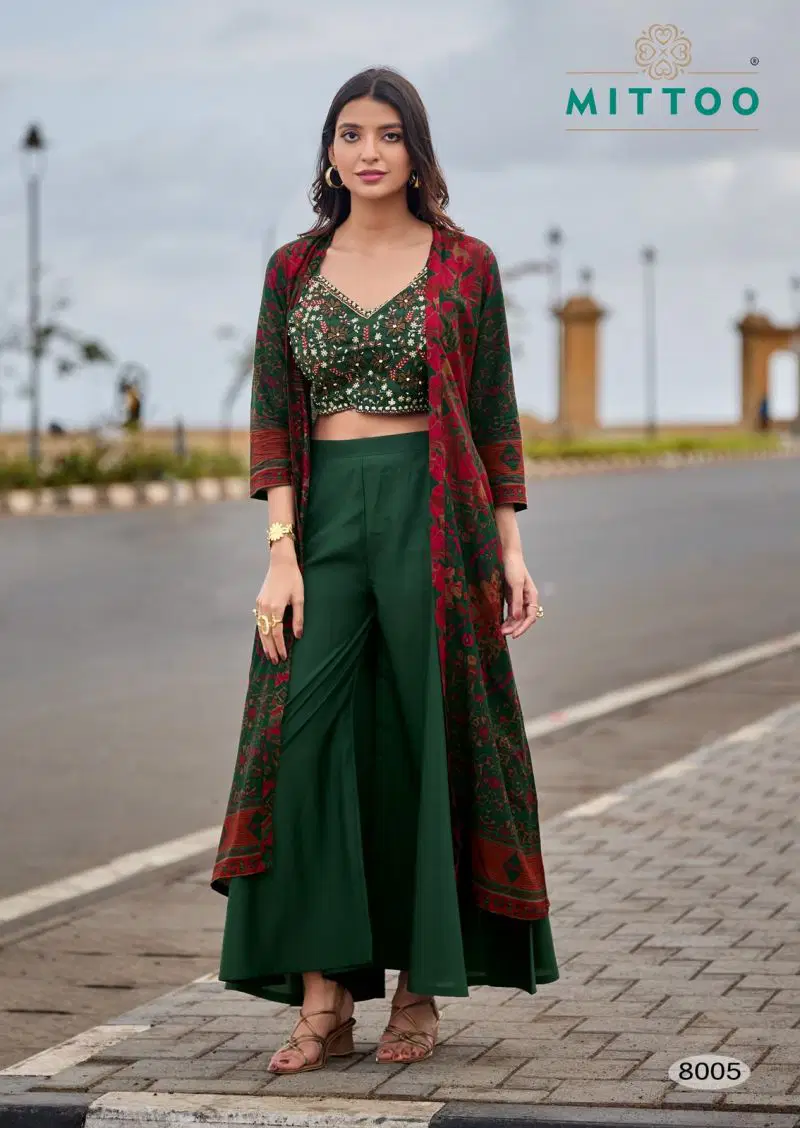 Beautiful Mittoo Zubeda Vol 2 Roman Silk Thread And Hand Work Blouse With Shrug Bottom Collection Wholesale 2026