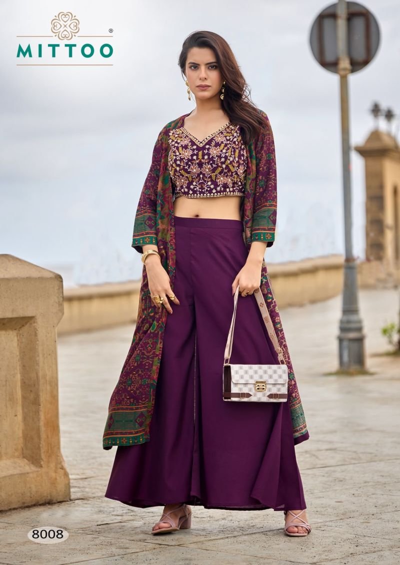 Beautiful Mittoo Zubeda Vol 2 Roman Silk Thread And Hand Work Blouse With Shrug Bottom Collection Wholesale 2026