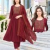 Beautiful Morvi D No 1001 To 06 Mul Chanderi Kurti With Bottom Dupatta Wholesale 2026
