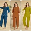 Lila 158 Heavy Rayon With Multi Embroidery Hand Work Co Ord Set Wholesale