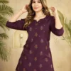 Stylish Lila 158 Heavy Rayon With Multi Embroidery Hand Work Co Ord Set Wholesale 2026
