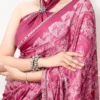 WMN 7403 Satin Silk and Mirror Work Border Saree Wholesale