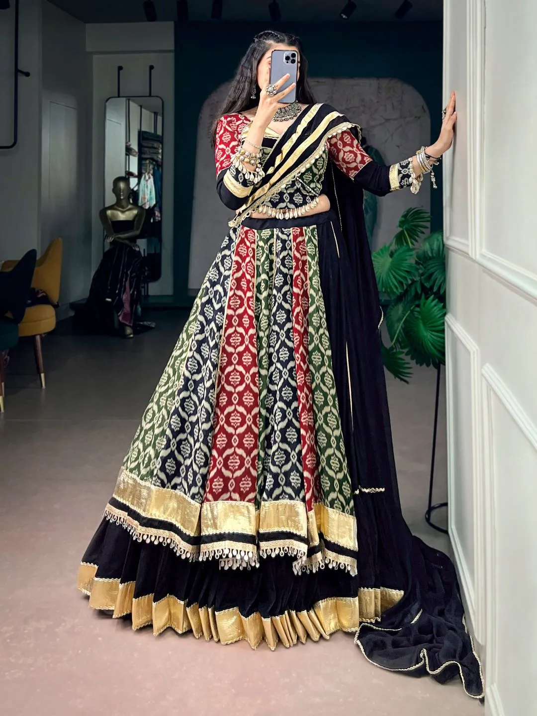 WMN 1787 Pure Rayon With Kodi Work Navratri Special Chaniya Choli Wholesale Supplier