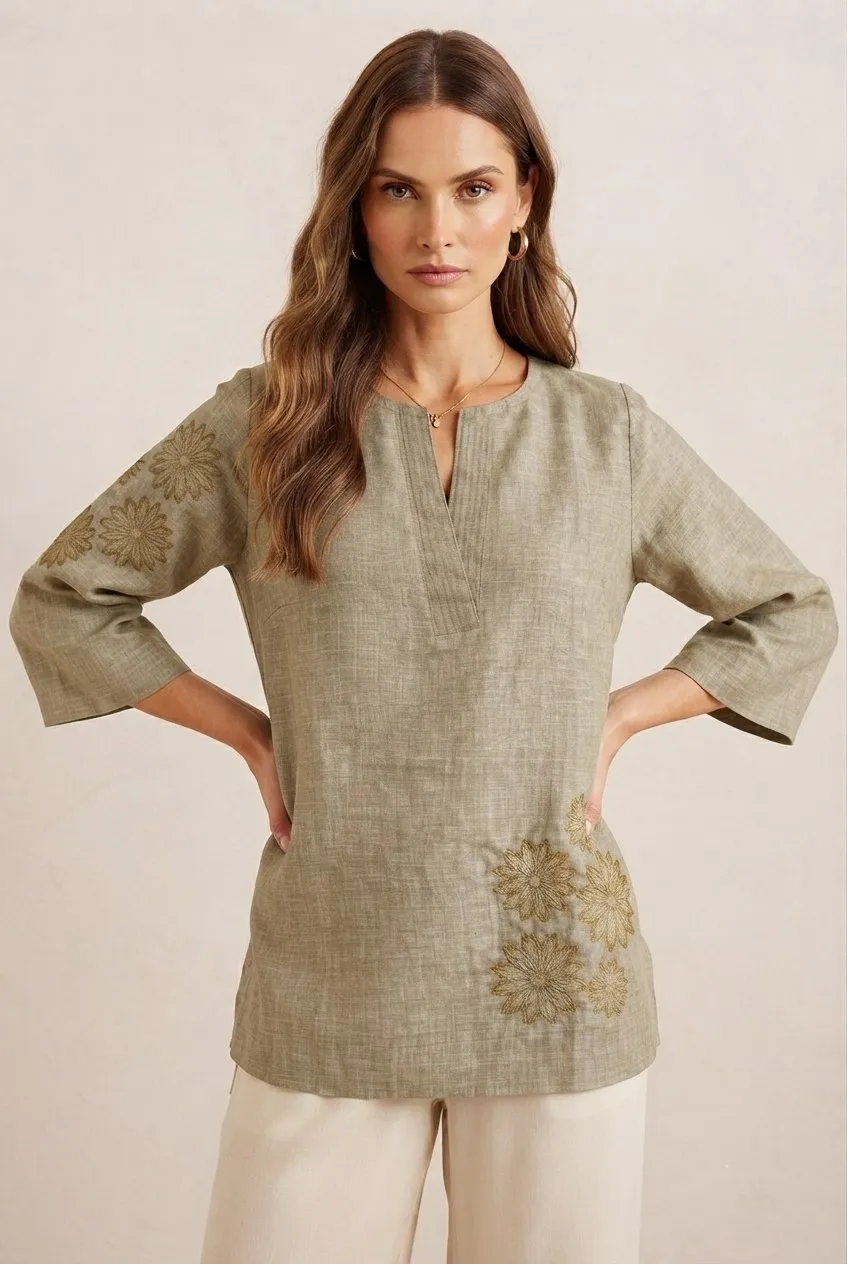 Stylish Shiv 1078 Cotton Embroidered short kurti For Women 2026