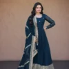 Mohini 9333 Zari Embroidered work Gown Dupatta Set Wholesale