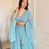 SWT 345 Georgette Indo Western Wholesale Supplier