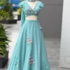SWT 345 Georgette Indo Western Wholesale Supplier