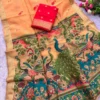 MHV Pure Jamdani Silk and Zari Work Saree Wholesale Supplier